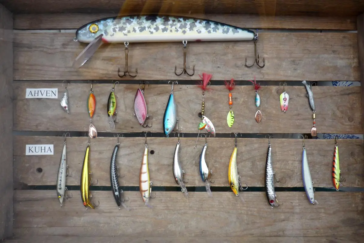 Various types of fishing lures for different techniques