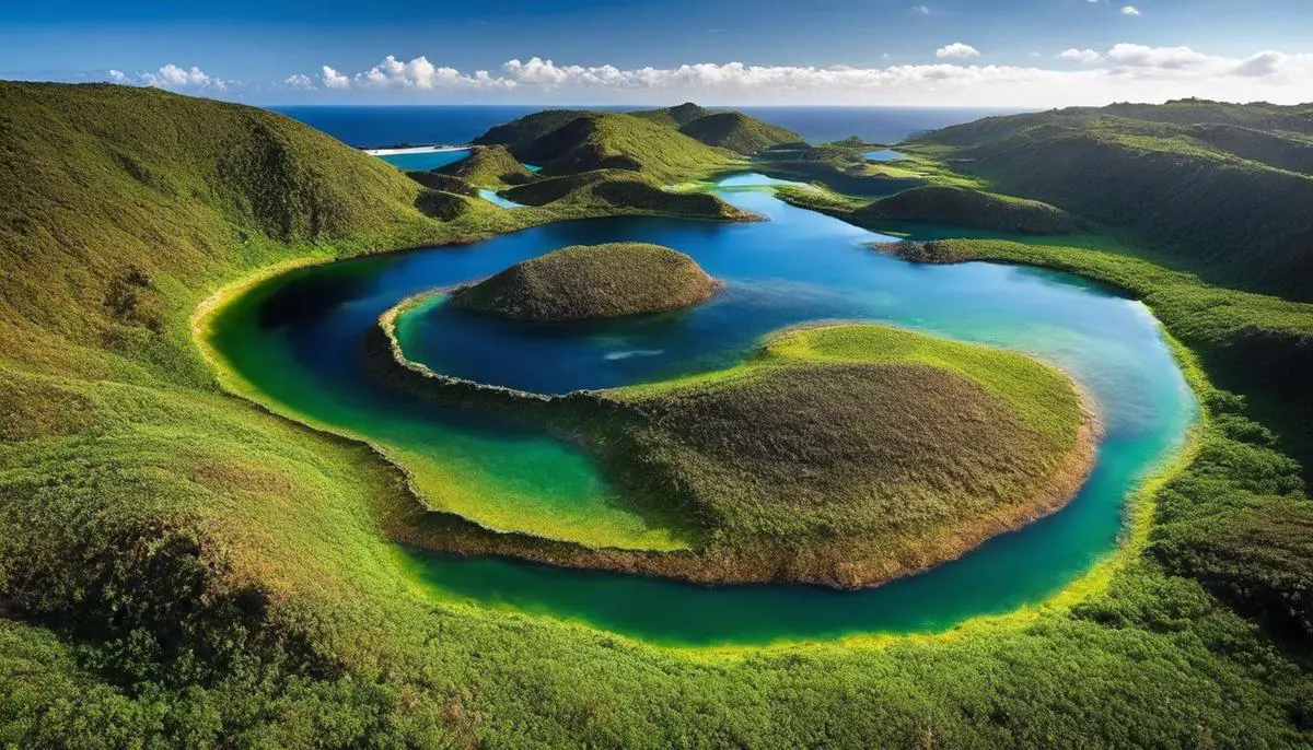 Imagem de um nó de loop bem amarrado em uma isca de tucunaré, mostrando a técnica de amarração.