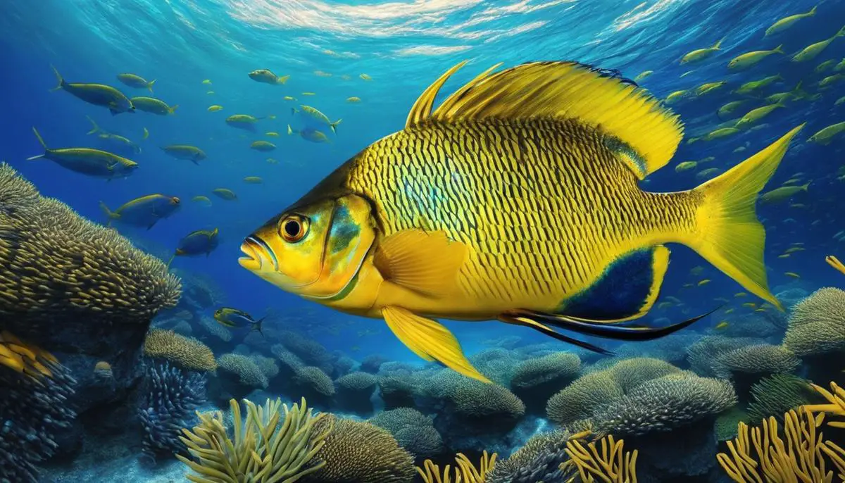 Imagem ilustrativa do Tucunaré Azul e Tucunaré Amarelo, peixes da pesca esportiva no Brasil