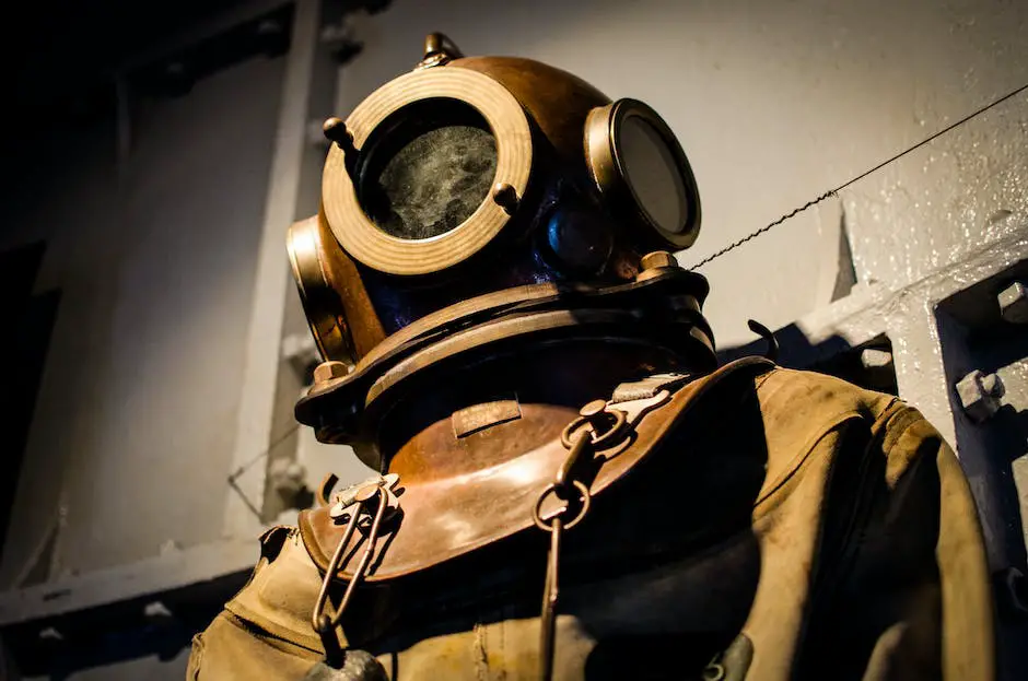 Diving suit in underwater fishing, providing thermal insulation, protection against marine life, proper fit, camouflage, durability and resistance.